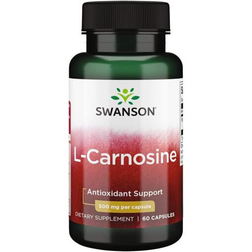 Swanson - L-karnosin, 500 mg, 60 kapslar - Bild 2