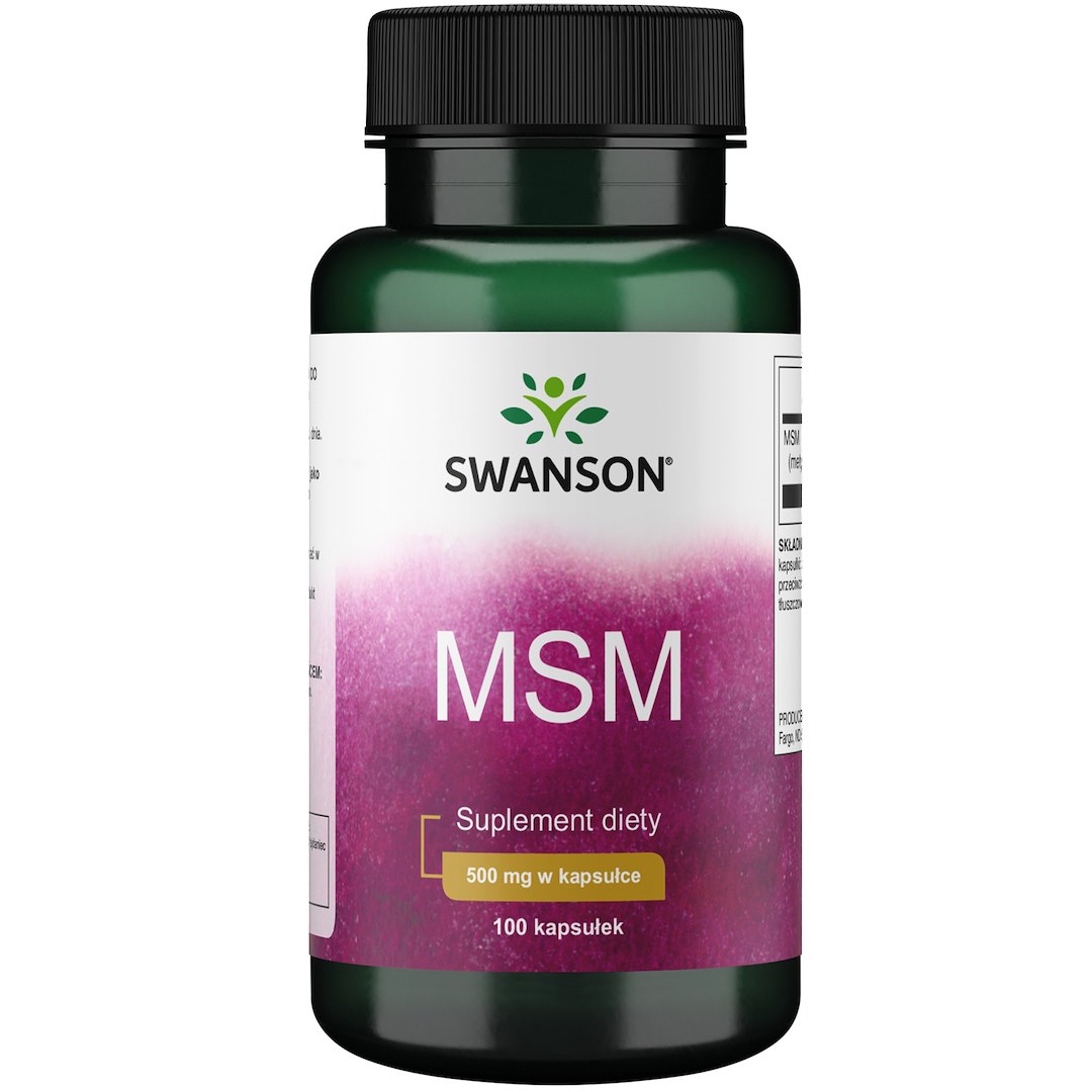 Swanson - MSM, 500 mg, 100 kapslar | Vitaminer och MineralerHälsokostMSM | Apoteka