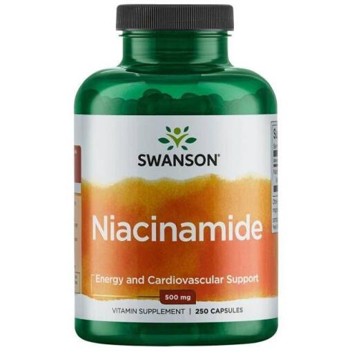SWANSON Niacinamide 500mg 250 kaps