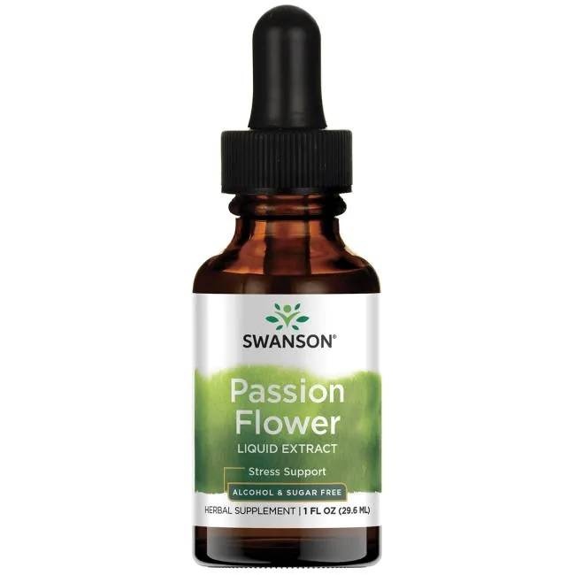 Swanson - Passionsblomma Flytande Extrakt, 29,6 ml | Vitaminer och MineralerHälsokostÖrter och växtbaserade preparat | Apoteka