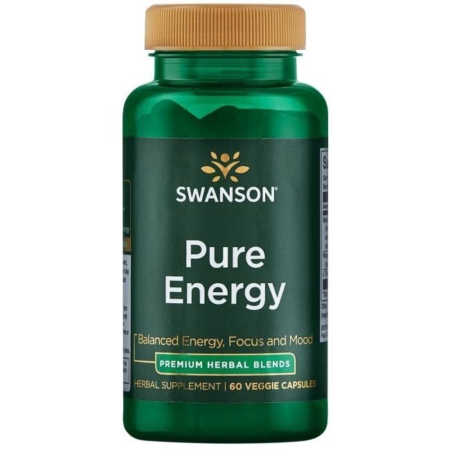 Swanson - Pure Energy, 60 kapslar | Vitaminer och MineralerHälsa och välbefinnandeÖrttillskottHälsokostFörbättra humöretGuaranaÖrter och växtbaserade preparat | Apoteka