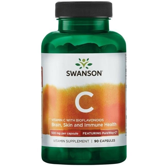 Swanson - PureWay-C, 500 mg, 90 kapslar | Vitaminer och MineralerHälsokostVitamin C | Apoteka