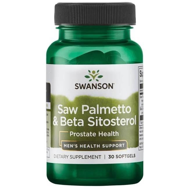 Swanson - Saw Palmetto + Beta-Sitosterol, 30 kapslar | Vitaminer och MineralerHälsa och välbefinnandeSexuell hälsaÖrttillskottHälsokostSpeciell formel | Apoteka