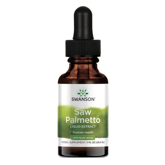 Swanson - Saw Palmetto Flytande Extrakt, 29,6 ml | Vitaminer och MineralerHälsa och välbefinnandeSexuell hälsaHälsokostÖrter och växtbaserade preparat | Apoteka