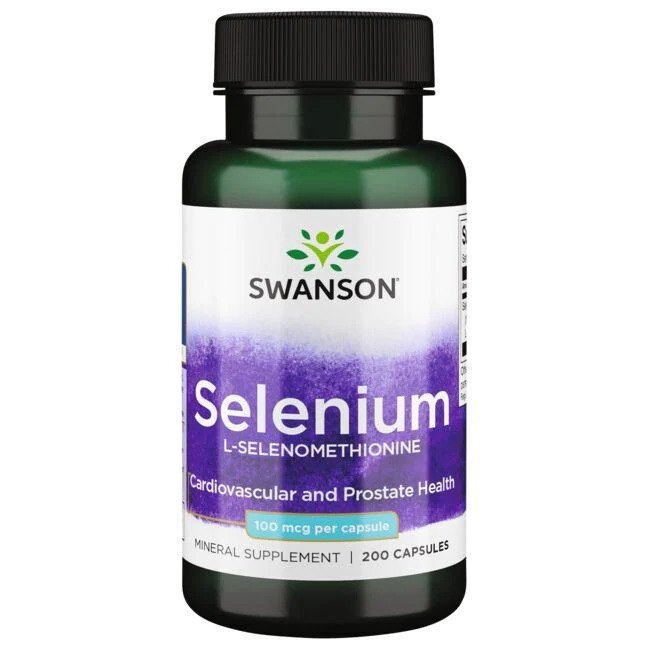 Swanson - Selen L-Selenometionin, 200 kapslar | Vitaminer och MineralerVissa mineralerHälsa och välbefinnandeHälsokostSelen | Apoteka