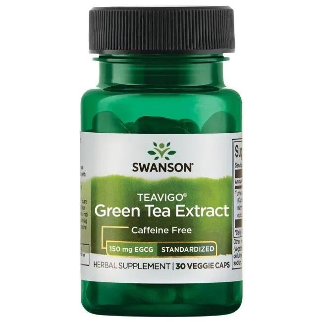 Swanson - Teavigo Extrakt från Grönt Te, 30 vegetabiliska kapslar | Vitaminer och MineralerHälsa och välbefinnandeViktkontrollÖrttillskottHälsokostFitness och träningGrönt teÖrter och växtbaserade preparat | Apoteka