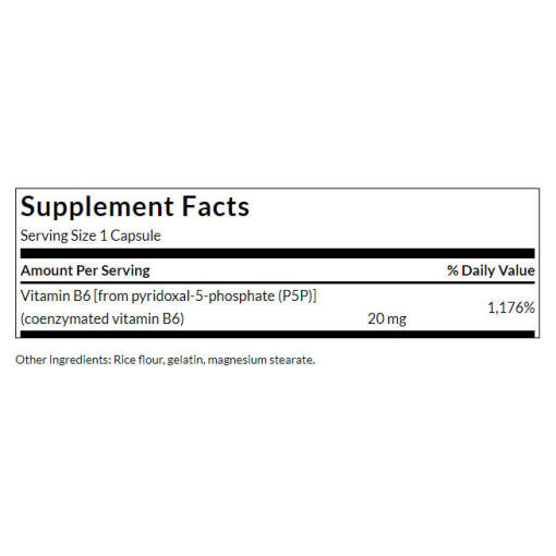 Swanson - P-5-P 20 mg, 60 kapslar - Bild 2