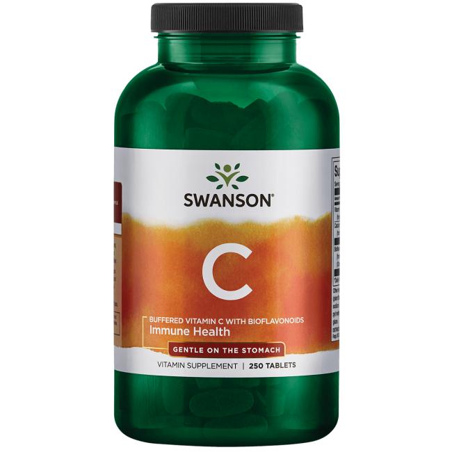 SWANSON Witamina C1000 buforow + bioflaw 250t