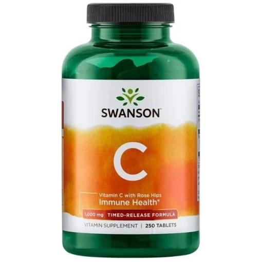 SWANSON Witamina C1000 z RH przed³. dzia³. 250tabl