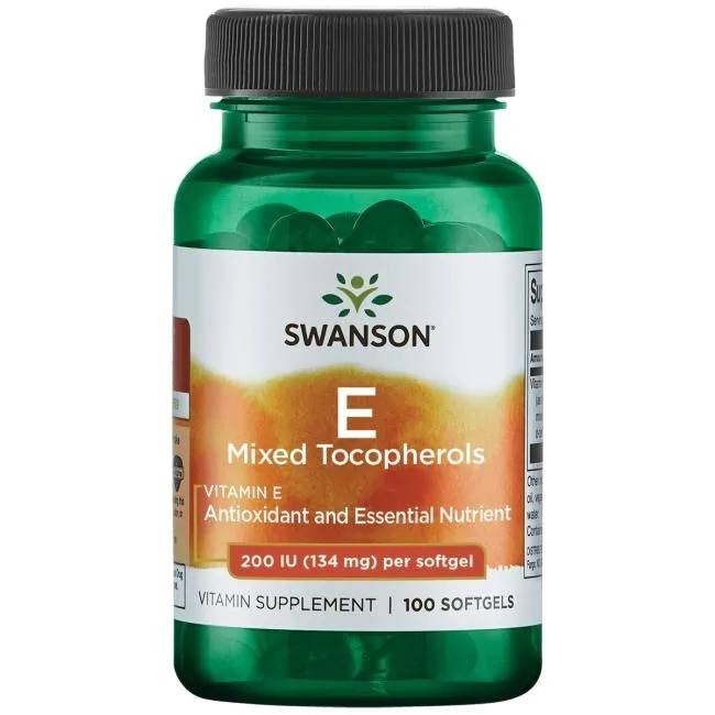 Swanson - Vitamin E Blandning, 200 IU, 100 kapslar | Vitaminer och MineralerHälsa och välbefinnandeVissa vitaminerHälsokostVitamin E | Apoteka