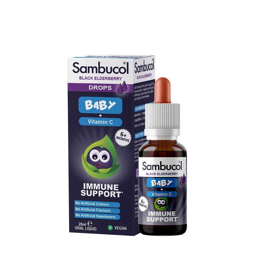 Sambucol - Babydroppar, 20 ml | Hälsa och välbefinnandeHälsokostBarns hälsa | Apoteka