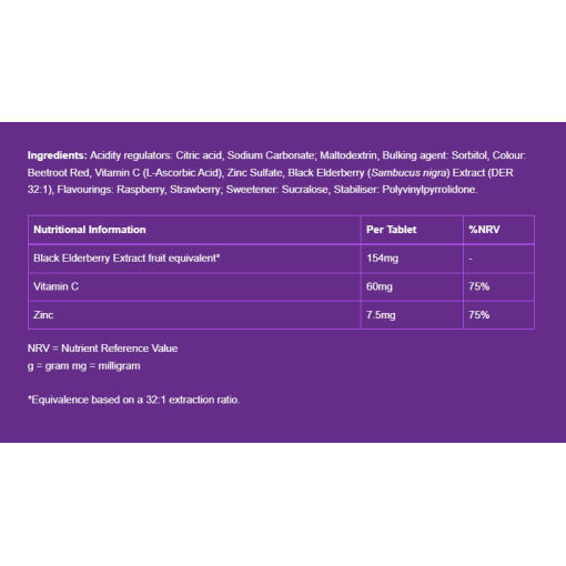 Sambucol - Sambucol Immuno Brustabletter, 15 stycken - Bild 2