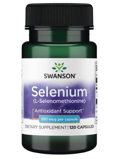 Swanson - Selen, 200 mcg, 120 kapslar | Vitaminer och MineralerVissa mineralerHälsa och välbefinnandeHälsokostSelen | Apoteka