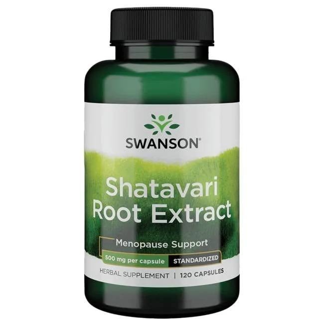 Swanson - Shatavarirotextrakt, 500 mg - 120 kapslar | Vitaminer och MineralerHälsa och välbefinnandeKosttillskott för kvinnorHälsokostÖrter och växtbaserade preparat | Apoteka
