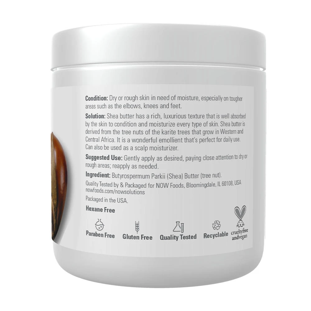 NOW - Sheasmör, 207 ml - Bild 2