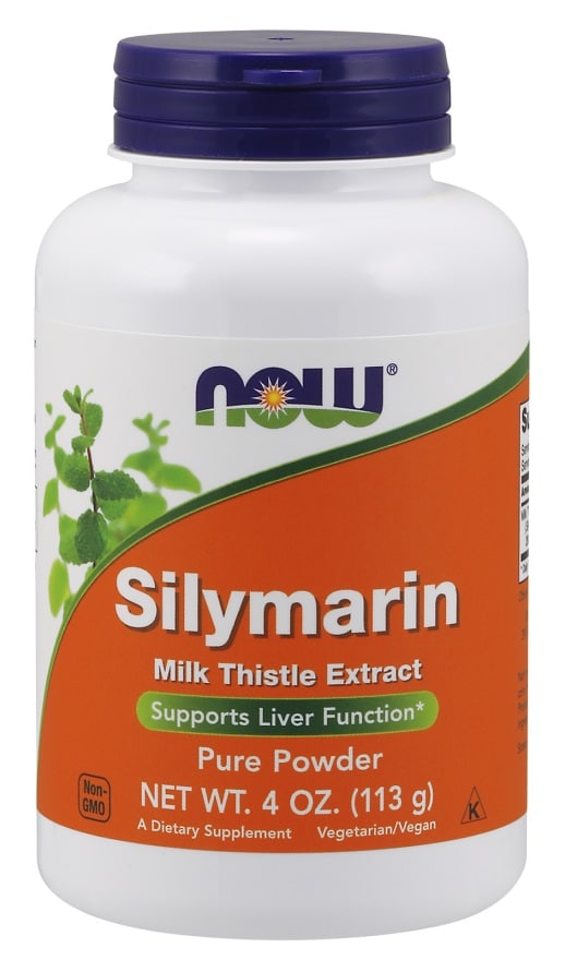NOW Foods - Silymarin Mjölktistelextrakt, Rent Pulver - 113g | Veganska produkterHälsa och välbefinnandeHälsokostMjölktistelMariatistel | Apoteka
