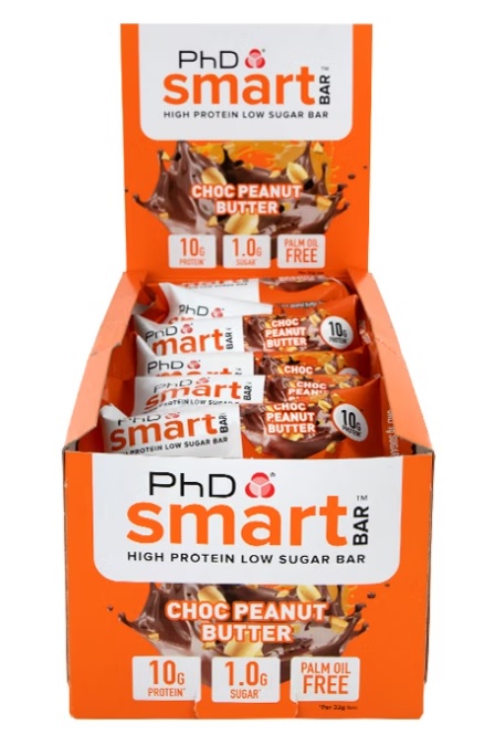 PhD - Smart Bar, Choklad Jordnötssmör - 24 x 32g | HälsokostProteinerProteinbarsFitness och träning | Apoteka