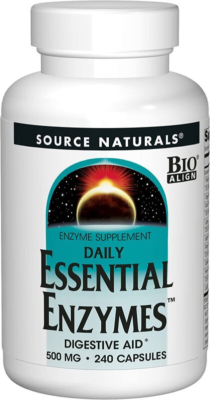Source Naturals - Daily Essential Enzymes, 500 mg, 240 veg. kapslar | HälsokostMatsmältningshälsaEnzymer | Apoteka