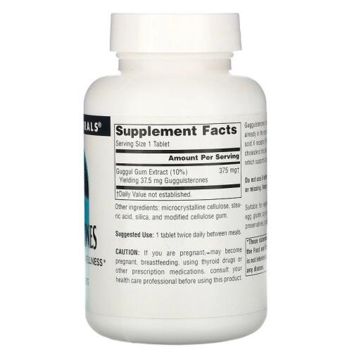 Source Naturals - Guggulsteroner, 37.5 mg, 120 tabletter - Bild 3