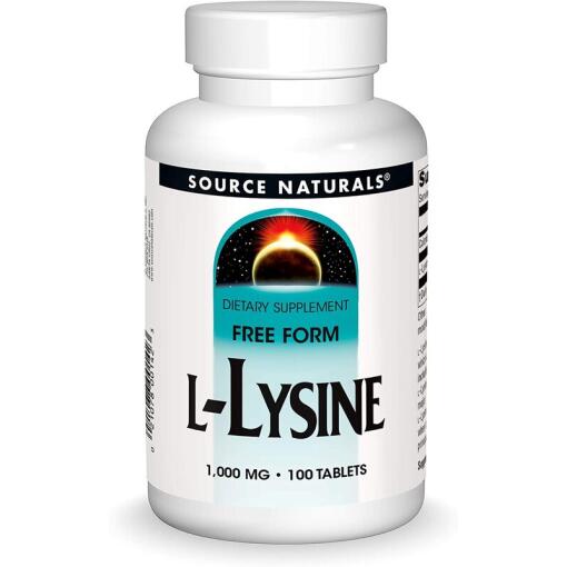 Source Naturals - L-Lysin, 1000 mg, 100 tabletter - Bild 2