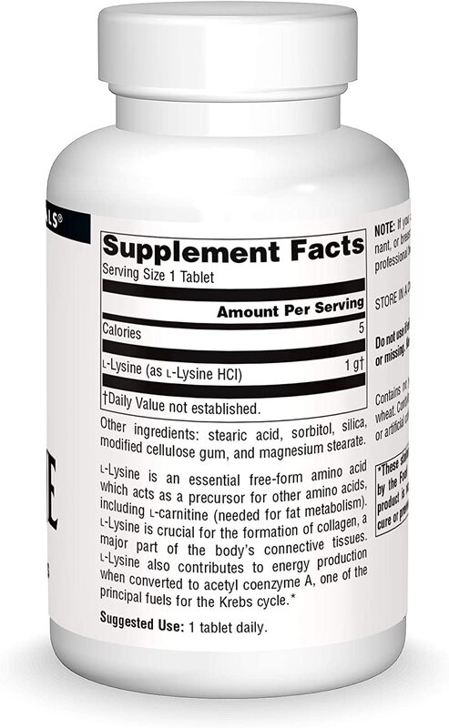 Source Naturals - L-Lysin, 1000 mg, 100 tabletter - Bild 4