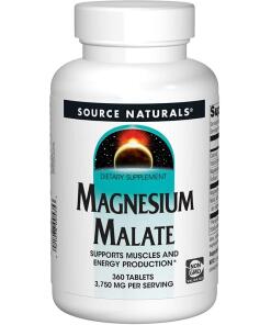 Source Naturals Magnesium Malate 1250mg 360 tablets