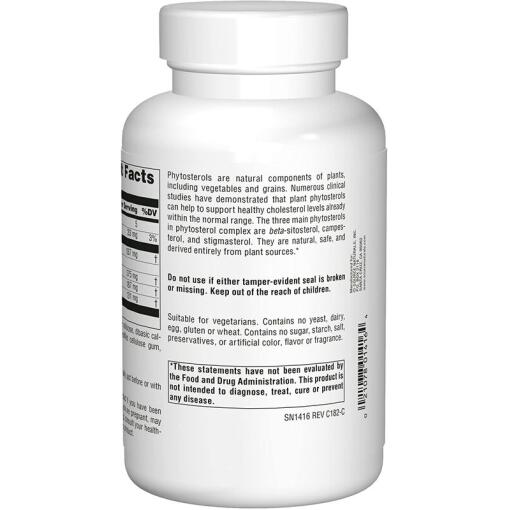 Source Naturals - Mega Strength Beta Sitosterol, 375 mg, 120 veg. tabletter - Bild 3