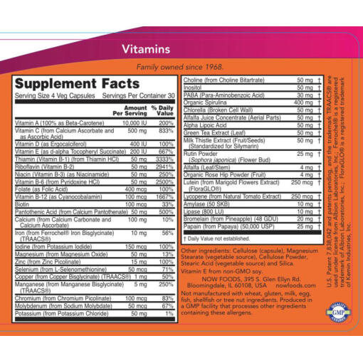 NOW - Special Two Multi, Multivitamin - Bild 2
