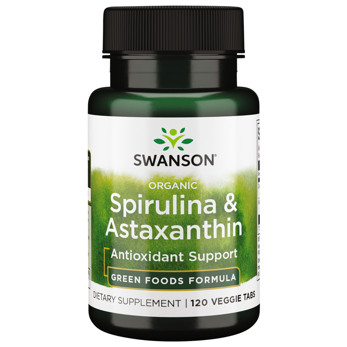 Swanson - Spirulina &amp; Astaxantin, 120 vegetabiliska tabletter | Veganska produkterHälsa och välbefinnandeHälsokostSpirulinaAstaxantin | Apoteka
