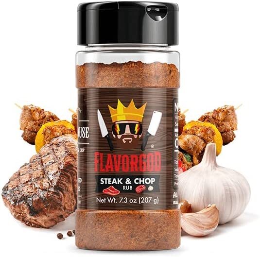FlavorGod - Steak &amp; Chop Krydda, 207 gram | Hälsokost | Apoteka