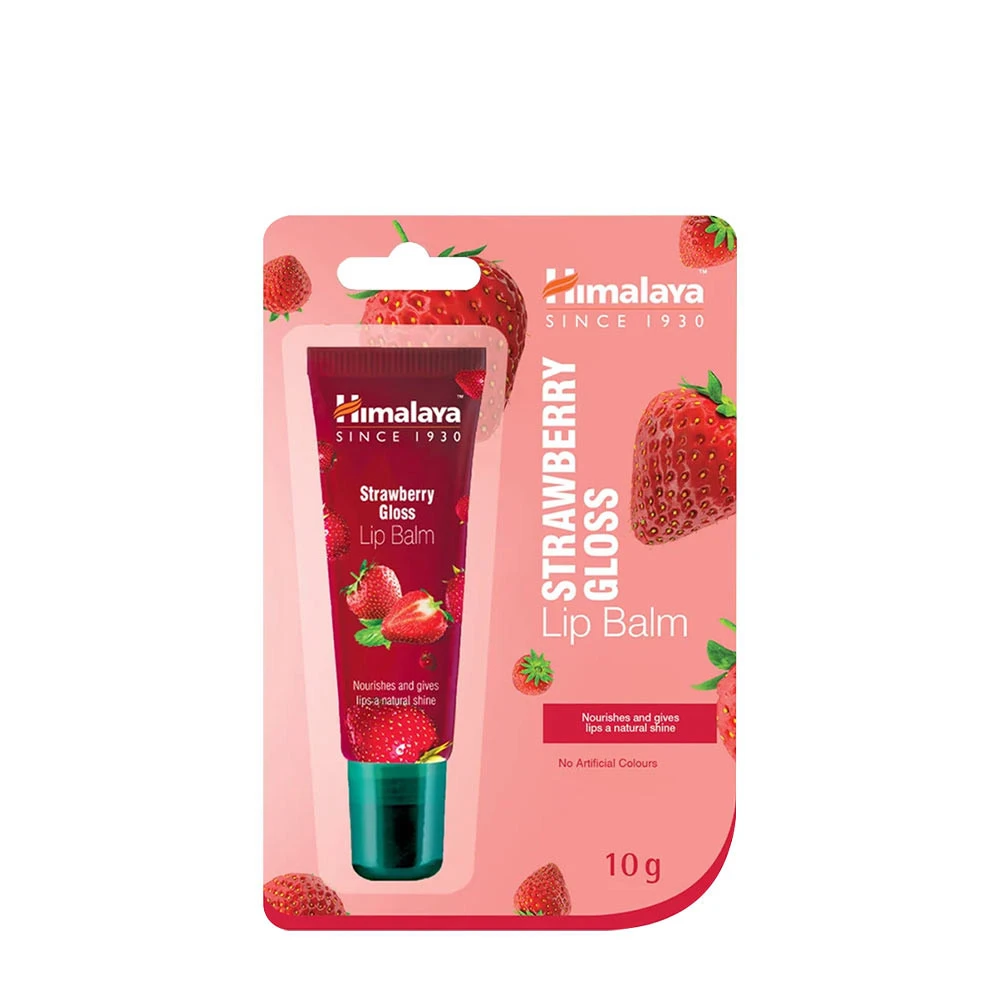 Himalaya - Läppbalsam med Jordgubbsskimmer, 10g | Hälsa och välbefinnandeHälsokostSkönhetKosmetika | Apoteka