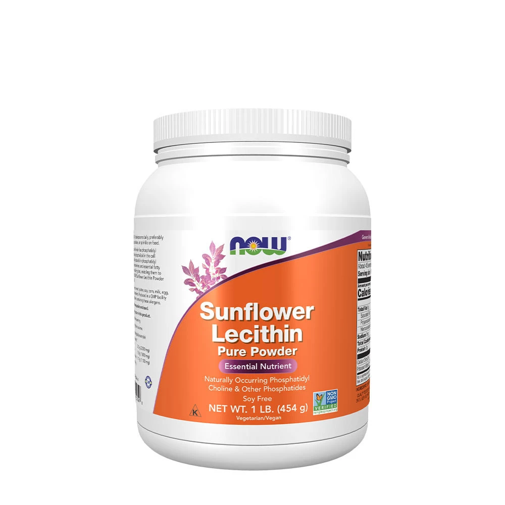 NOW - Solroslecitin Rent Pulver, Storlek | Vitaminer och MineralerVeganska produkterHälsa och välbefinnandeHälsokostSundhedsfødevarer | Apoteka