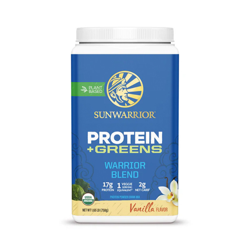 Sunwarrior - Proteinblandning + Grönsaker, Vanilj, Pulver | Nya produkterHälsokostProteinerVäxtproteiner | Apoteka