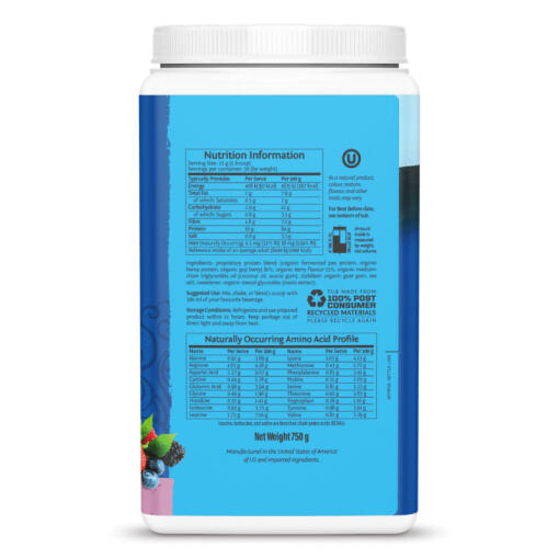 Sunwarrior - Protein Blend Organic Berry, Pulver 750 g - Bild 3
