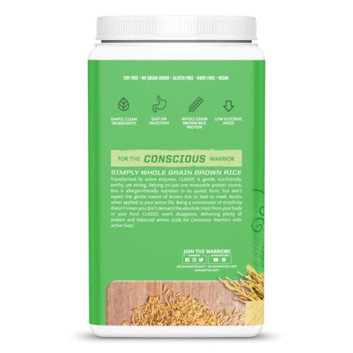 Sunwarrior - Classic Organic Vanilla Protein, 750 g Pulver - Bild 3