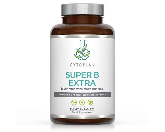 Cytoplan - Super B Extra, 180 veganska tabletter | MultivitaminerHälsokostFolsyraVitamin B | Apoteka