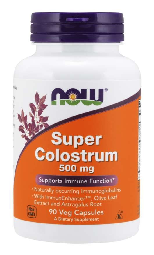 NOW Foods - Super Colostrum, 500 mg Laktoferrin | Vitaminer och MineralerHälsokostÖrter och växtbaserade preparat | Apoteka