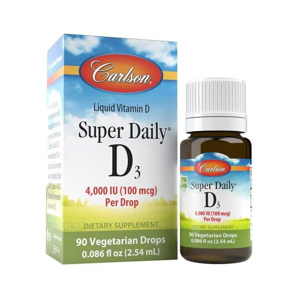 Carlson Labs - Super Daglig D3, Droppar | Vitaminer och MineralerVissa vitaminerD-vitaminHälsokost | Apoteka