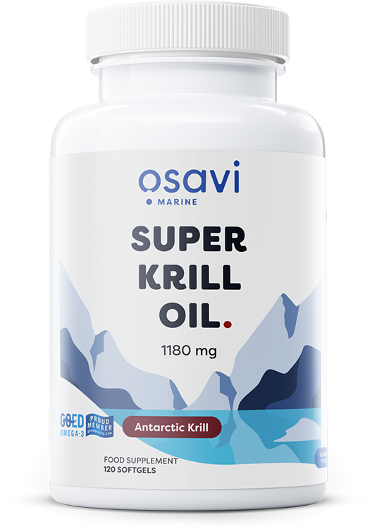 Osavi - Super Krillolja, 1180 mg - 120 mjukkapslar | Hälsa och välbefinnandeHälsokostKrilloljaAstaxantinNordisk vitalitetOmega & Näringsoljor | Apoteka