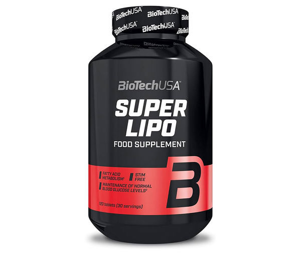 BioTechUSA - Super Lipo, 120 tabletter | Vitaminer och MineralerHälsa och välbefinnandeViktkontrollHälsokostTermogena fettförbrännare | Apoteka