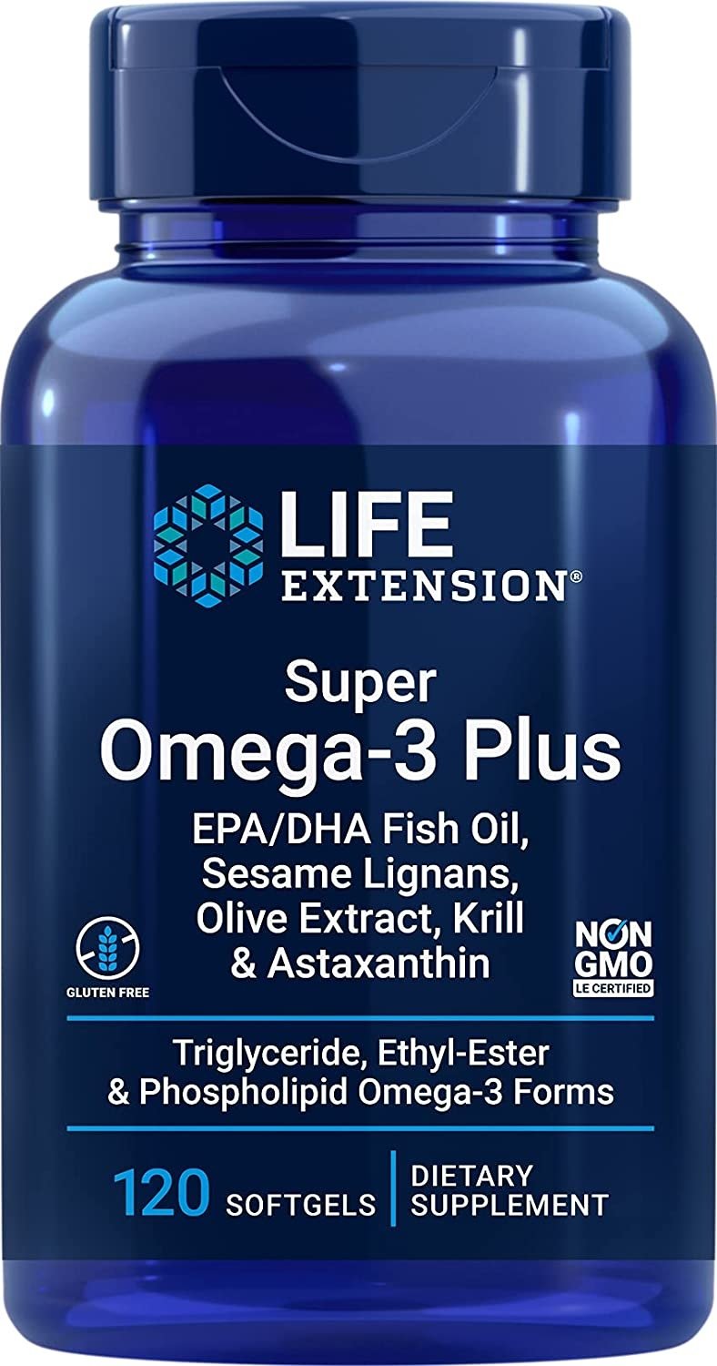 Life Extension - Super Omega-3 Plus, 120 mjukkapslar | Vitaminer och MineralerOmegas - EFA - CLA - oljorOmega och fiskoljaHälsokostOmega & Näringsoljor | Apoteka