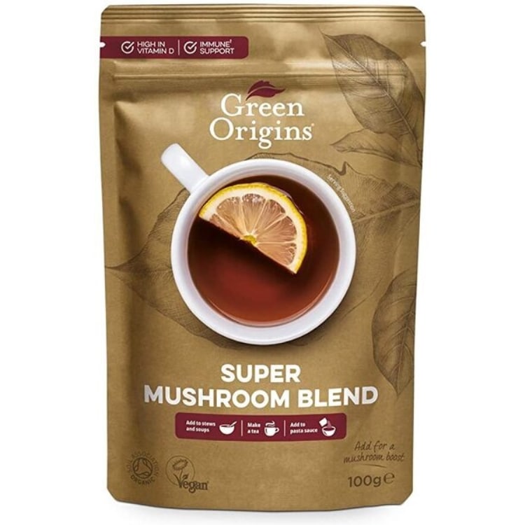 Green Origins - Super Svampblandning, 100g | Vitaminer och MineralerHälsa och välbefinnandeHälsokostSvamptillskott | Apoteka