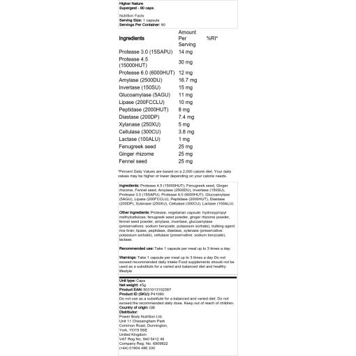 Higher Nature - Supergest, 90 kapslar - Bild 2