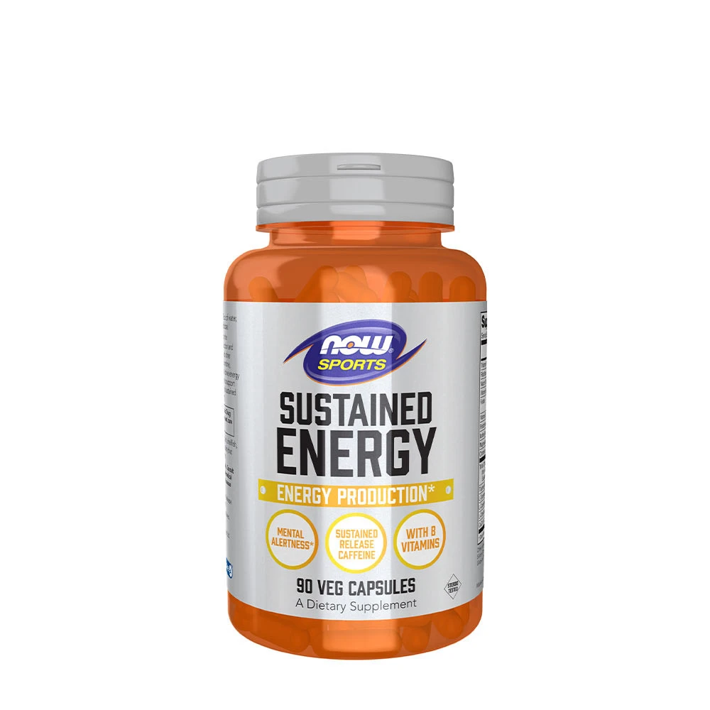 NOW - Uthållig Energi, 90 vcaps | Vitaminer och MineralerVeganska produkterHälsa och välbefinnandeMental fokus och minneHälsokostUthållighet | Apoteka