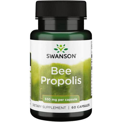 Swanson - Bee Propolis, 550 mg, 60 kapslar - Bild 2