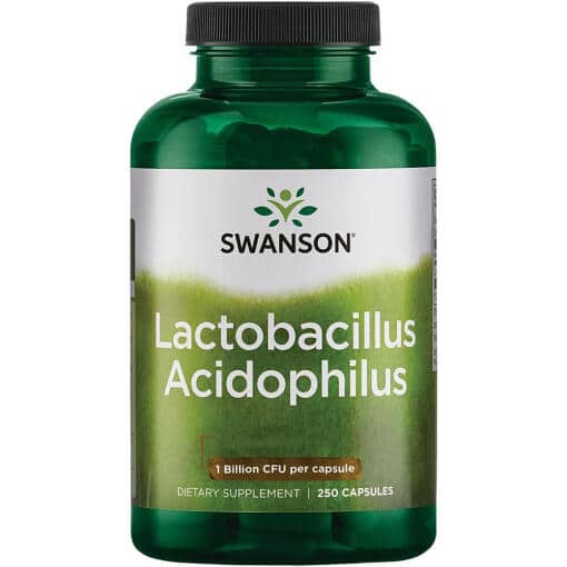 Swanson - Lactobacillus Acidophilus, 1 biljon CFU, 250 kapslar - Bild 2