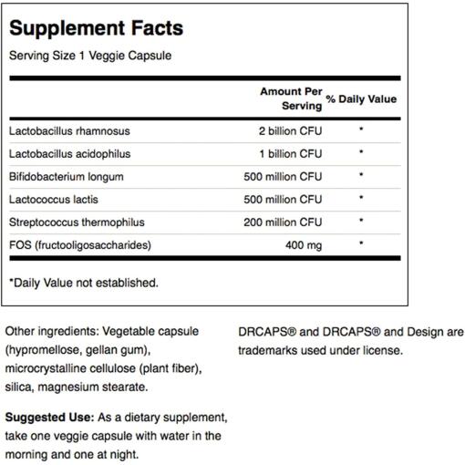 Swanson - Probiotic Complex, 4,2 miljarder CFU, 120 veg. kapslar - Bild 3