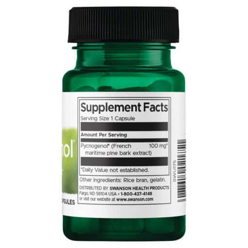 Swanson - Pycnogenol, 100 mg, 30 kapslar - Bild 3