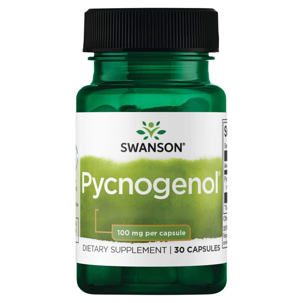 Swanson - Pycnogenol, 100 mg, 30 kapslar | Hälsa och välbefinnandeAntioxidanterHälsokostÖrter och växtbaserade preparat | Apoteka