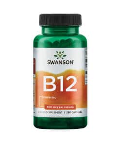 Swanson Vitamin B12 500mcg 250 capsules